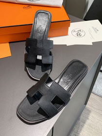 Hermes original epsom leather sandal HS0122-5