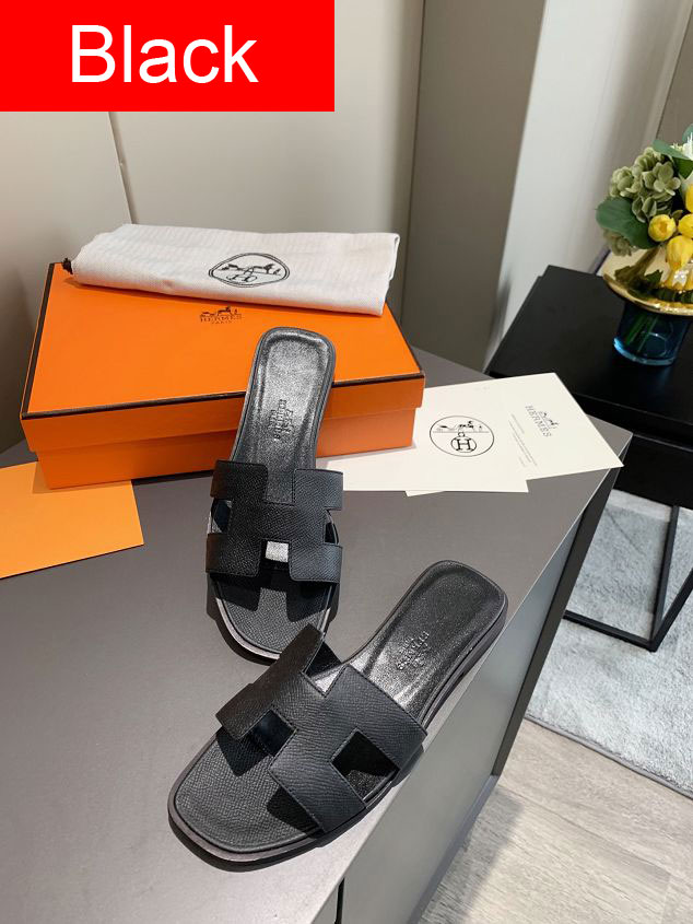 Hermes original epsom leather sandal HS0122-5