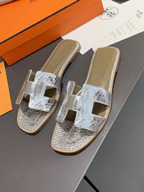 Hermes original snakeskin sandal HS0063