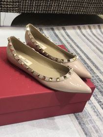 Valentino original patent calfskin flats VS0001