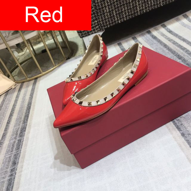 Valentino original patent calfskin flats VS0001