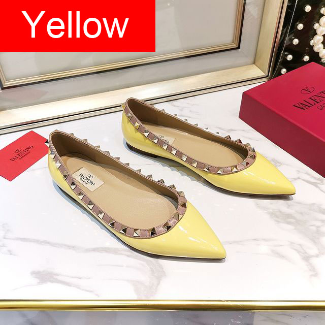 Valentino original patent calfskin flats VS0001