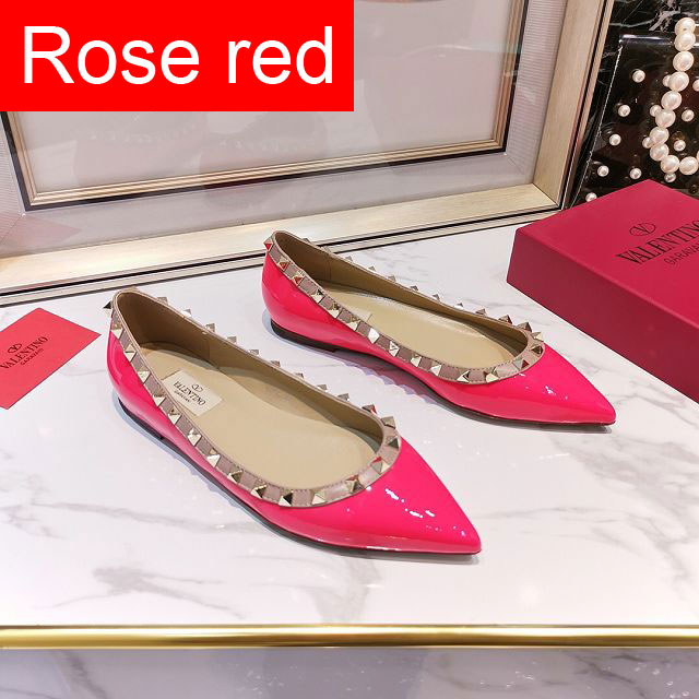 Valentino original patent calfskin flats VS0001