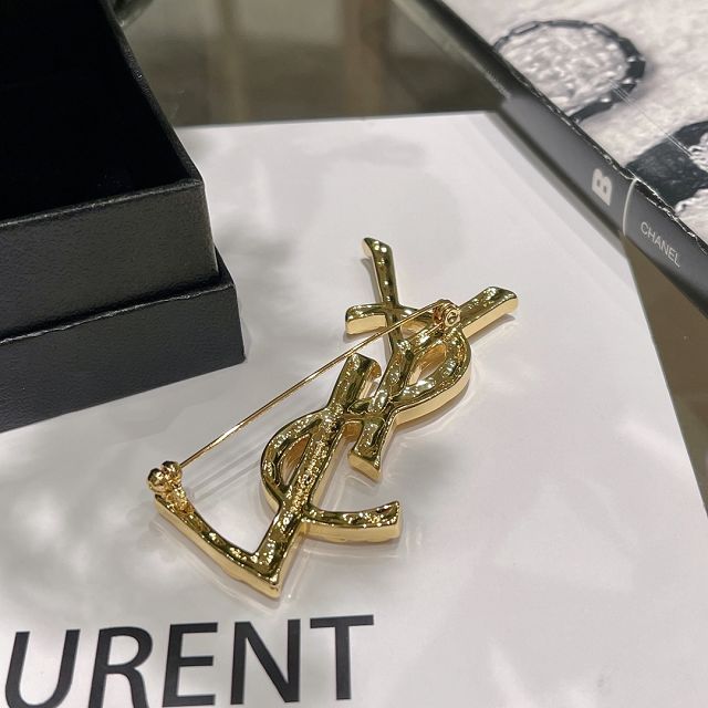 YSL brooch Y0001 gold	