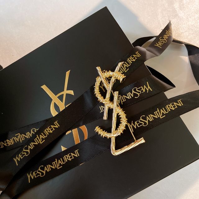 YSL brooch Y0003 gold