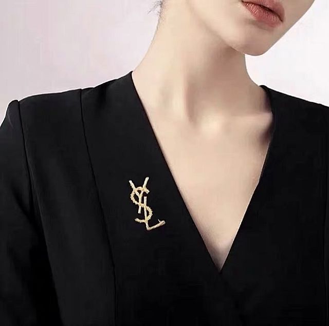 YSL brooch Y0003 gold