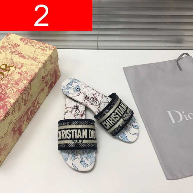 Dior original cotton slide DS0007