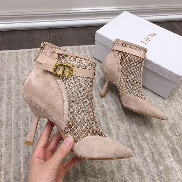 Dior original suede calfskin sandal DS0003 apricot