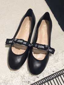 Dior orignal calfskin flat DS0041 black