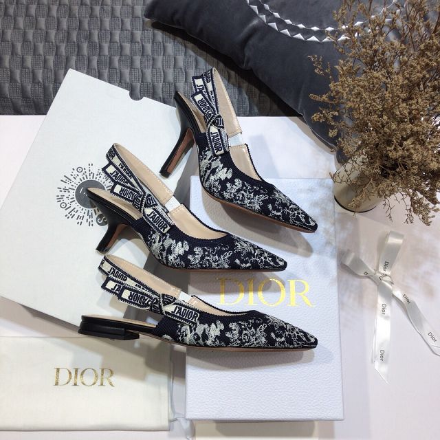 Dior orignal cotton pump DS0039 black