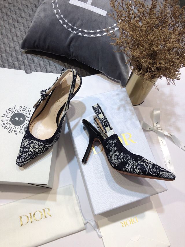 Dior orignal cotton pump DS0039 black
