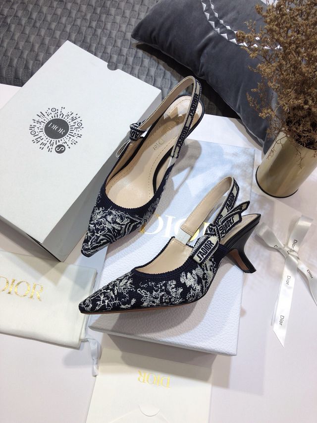 Dior orignal cotton pump DS0039 black