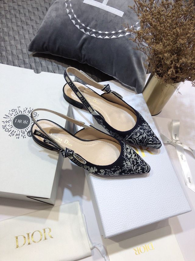 Dior orignal cotton pump DS0039 black