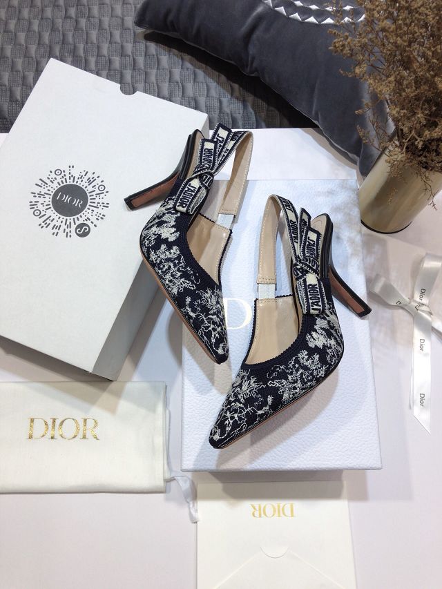 Dior orignal cotton pump DS0039 black