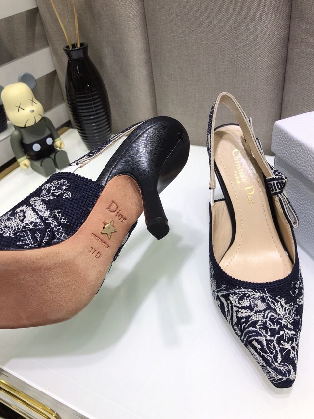 Dior orignal cotton pump DS0039 black