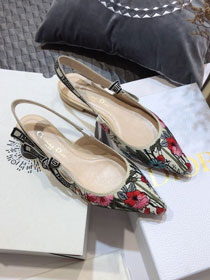 Dior orignal cotton pump DS0039 white