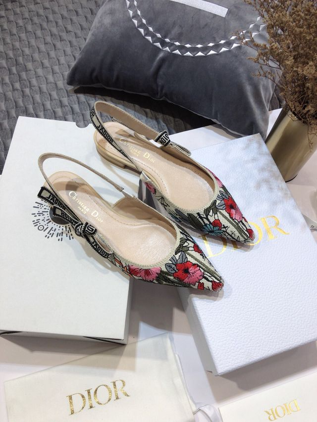 Dior orignal cotton pump DS0039 white