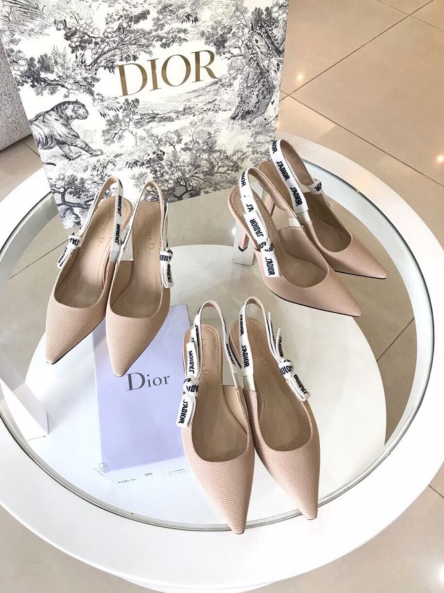 Dior orignal cotton pump DS0052 apricot