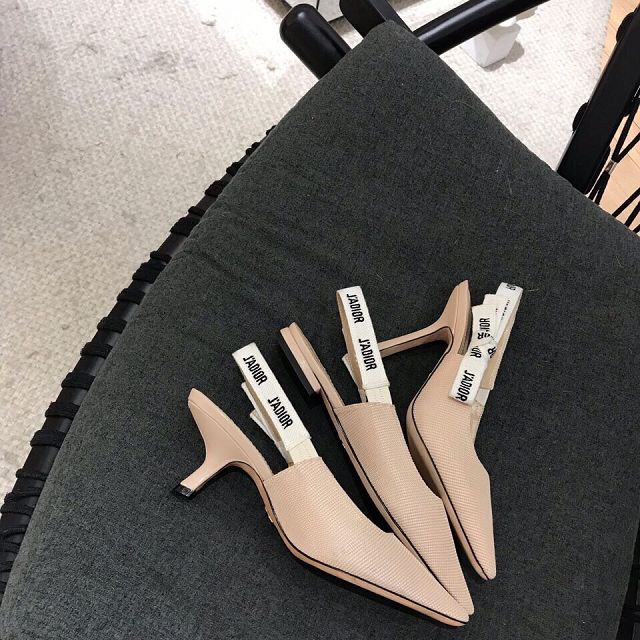 Dior orignal cotton pump DS0052 apricot