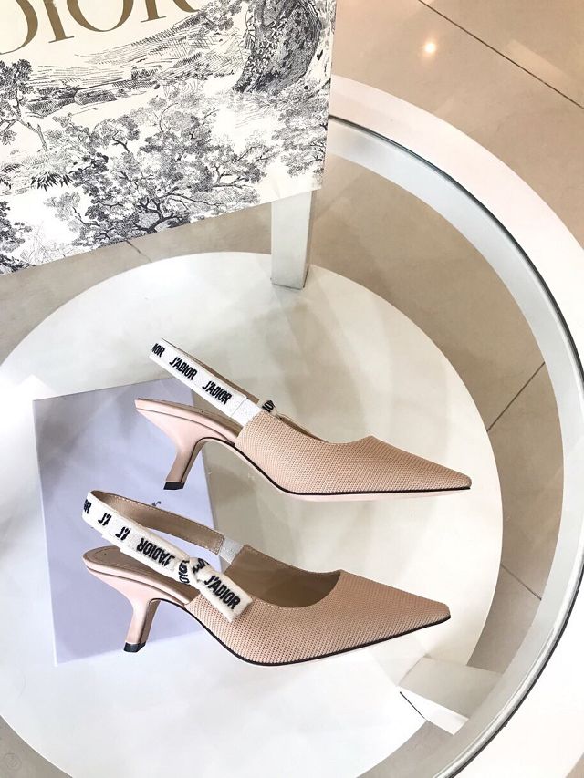 Dior orignal cotton pump DS0052 apricot