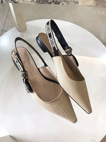 Dior orignal cotton pump DS0053 apricot