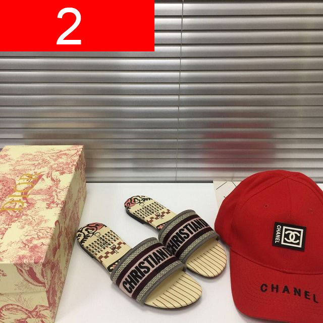 Dior orignal cotton slide DS0028