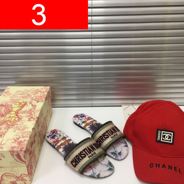 Dior orignal cotton slide DS0028