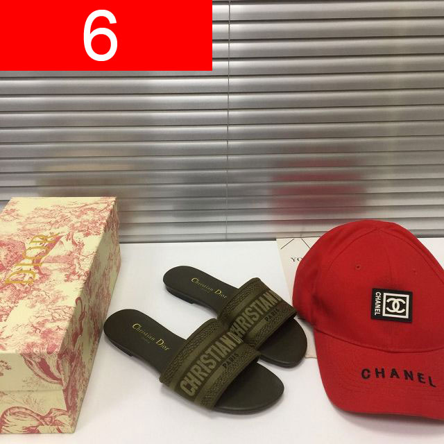 Dior orignal cotton slide DS0028