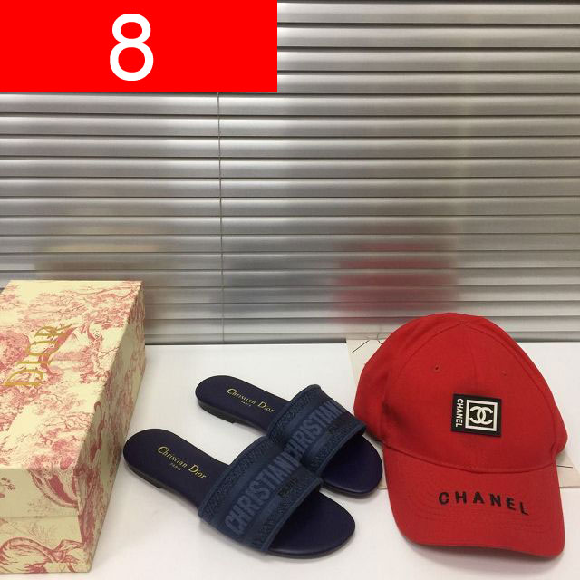 Dior orignal cotton slide DS0028