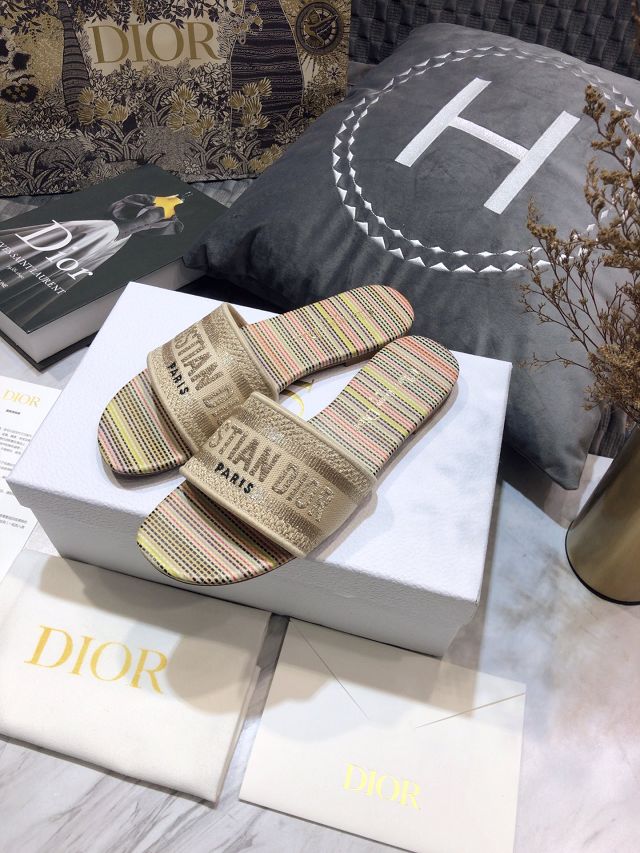 Dior orignal cotton slide DS0048