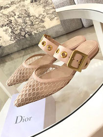 Dior orignal mesh pump DS0044 apricot