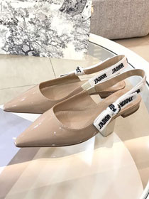 Dior orignal patent calfskin pump DS0052 nude