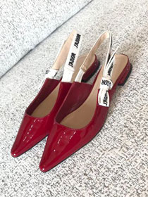 Dior orignal patent calfskin pump DS0052 red