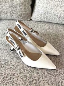 Dior orignal patent calfskin pump DS0052 white