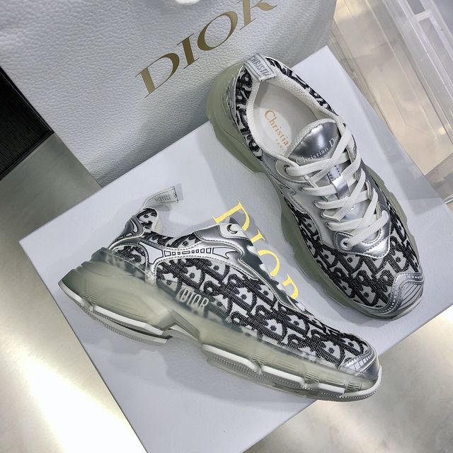 Dior original calfskin&canvas sneaker DS0112