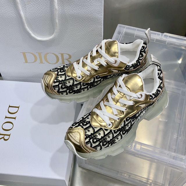 Dior original calfskin&canvas sneaker DS0112