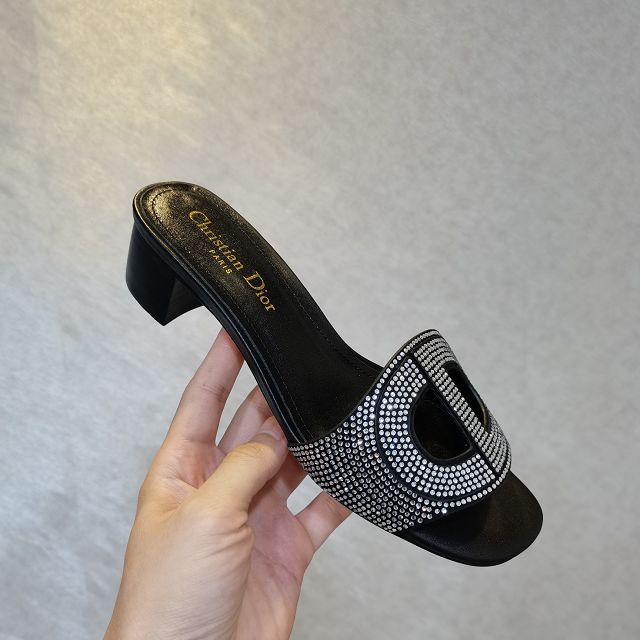 Dior orignal calfskin heeled slide DS0153