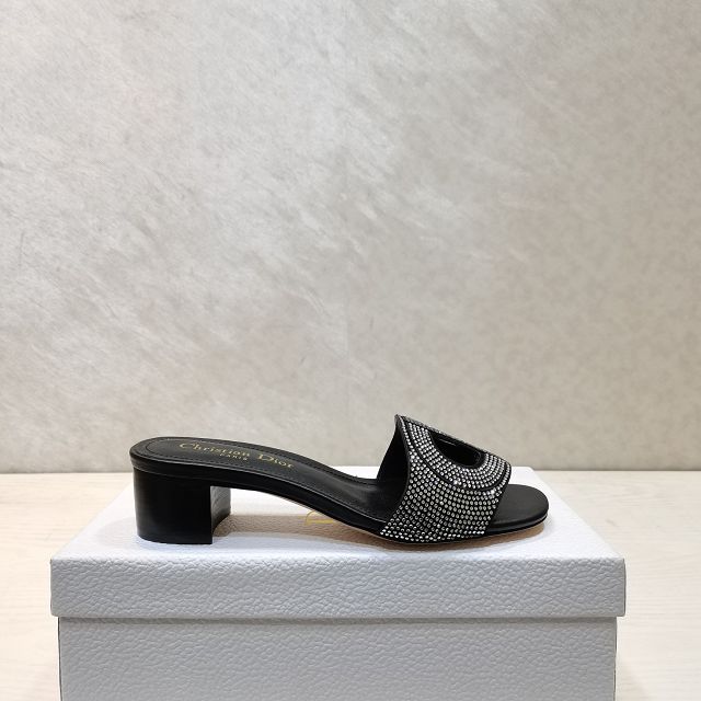 Dior orignal calfskin heeled slide DS0153