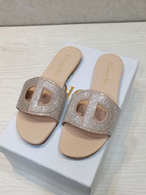 Dior orignal calfskin slide DS0154