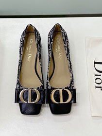 Dior orignal canvas&lambskin flat DS0143