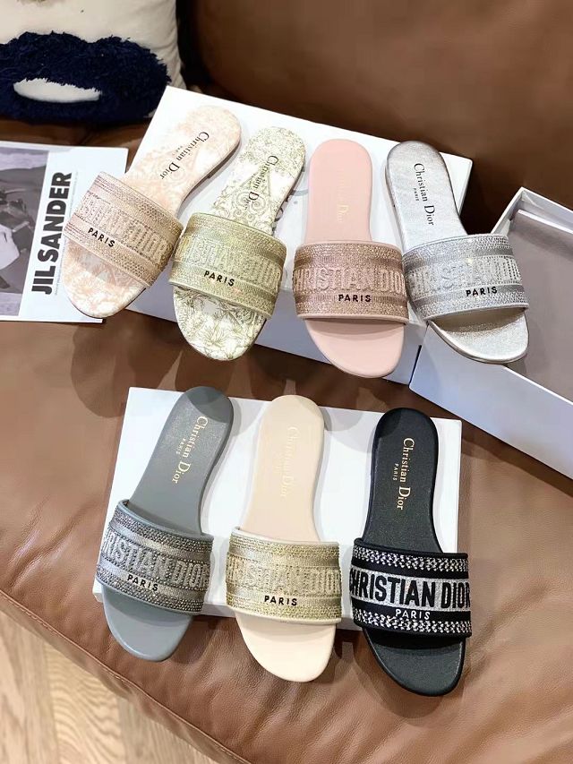 Dior orignal cotton slide DS0179