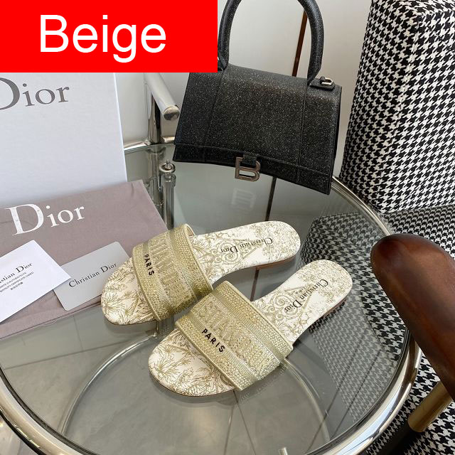 Dior orignal cotton slide DS0179