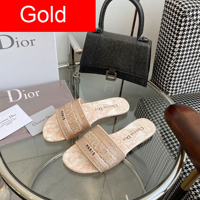 Dior orignal cotton slide DS0179