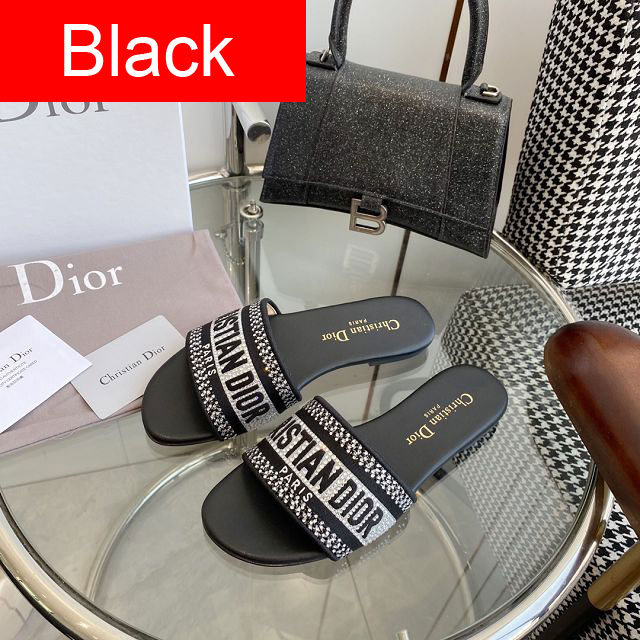 Dior orignal cotton slide DS0179