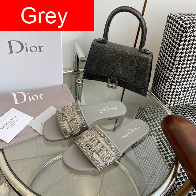 Dior orignal cotton slide DS0179
