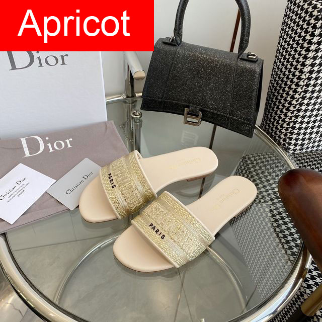 Dior orignal cotton slide DS0179