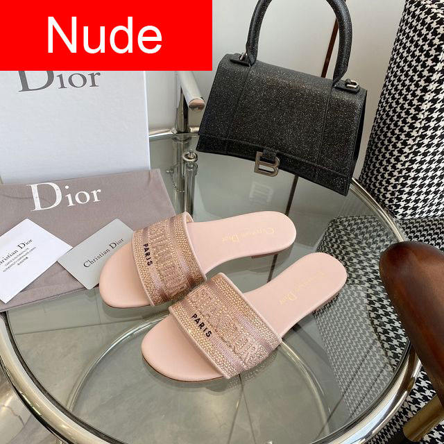 Dior orignal cotton slide DS0179