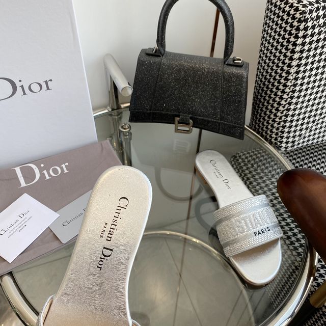 Dior orignal cotton slide DS0179