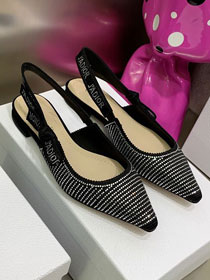 Dior orignal cotton pump DS0204 black