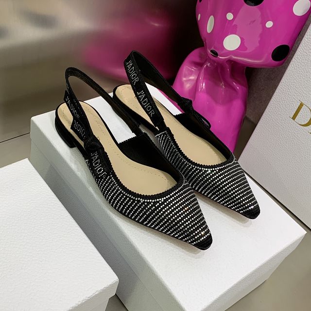 Dior orignal cotton pump DS0204 black